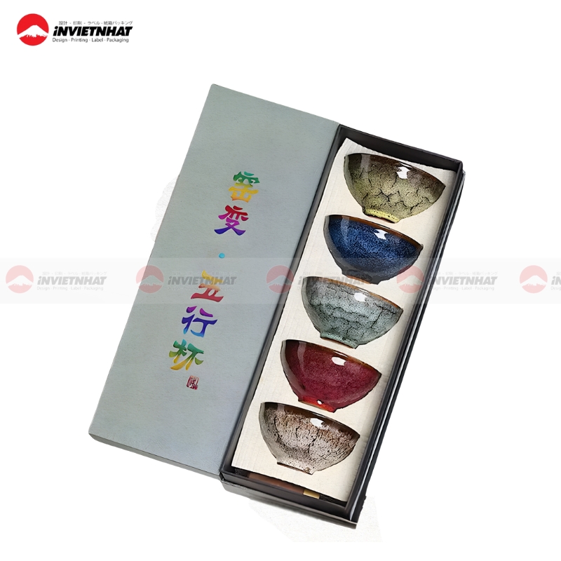 11+ Mẫu hộp giấy đựng chén, bát GIÁ RẺ, in theo yêu cầu 17 Hop giay dung chen co khay dinh hinh