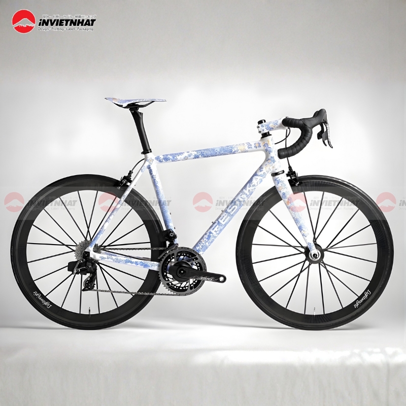 Tem decal trang tri xe dap