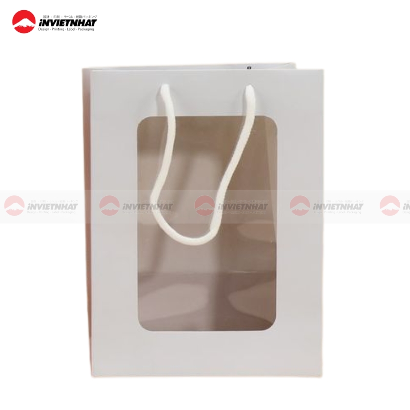 Tui giay cua kinh mica