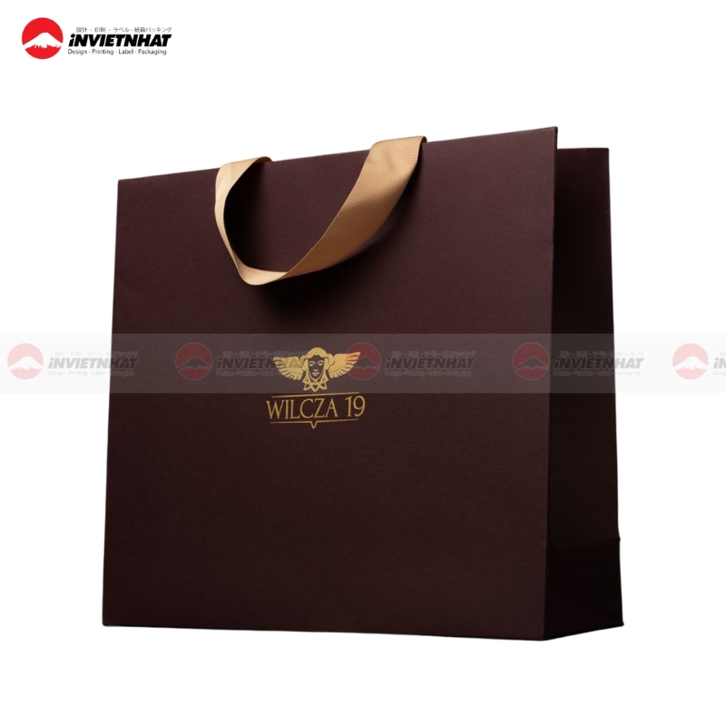 Tui giay ivory quai lua