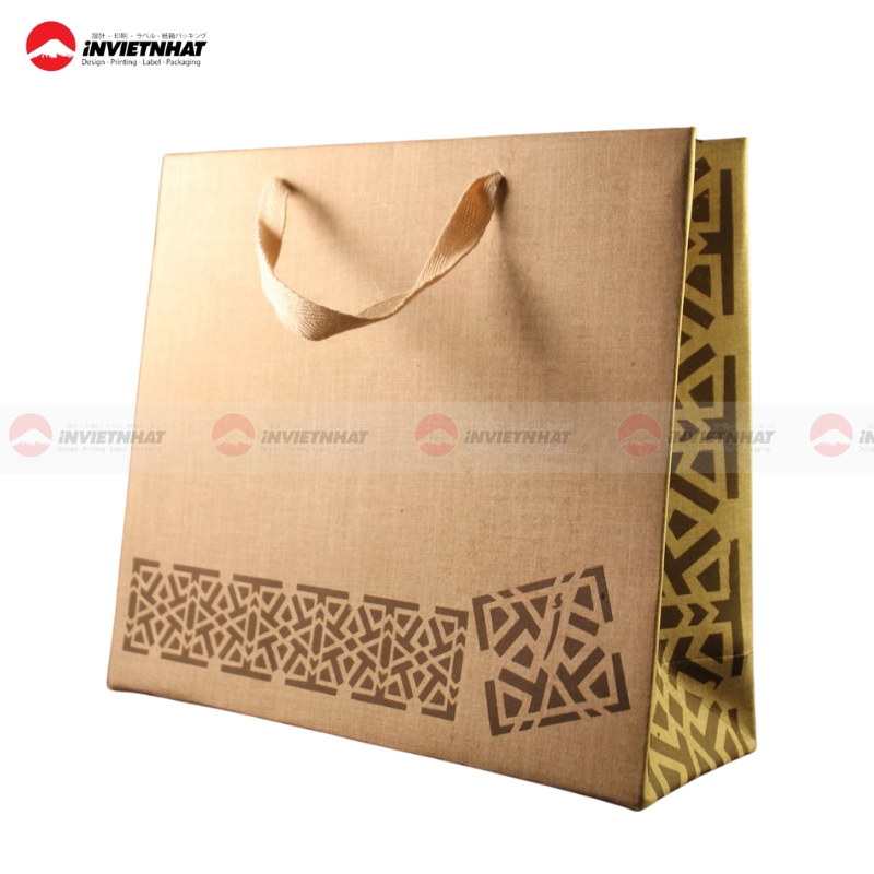 11+ Mẫu túi giấy vintage ĐẸP, sắc màu cổ điển, nghệ thuật 28 Tui giay kraft vintage