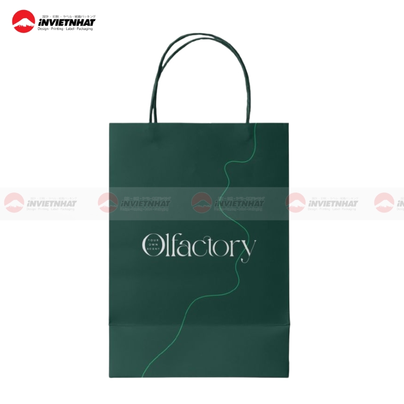 Tui giay mau xanh la dam