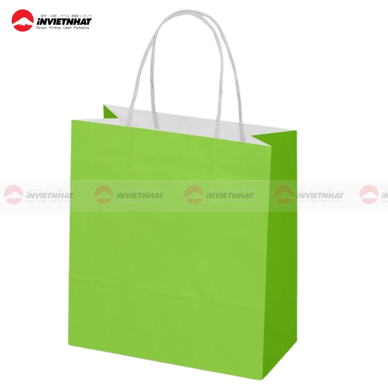 Tui giay mau xanh la ma