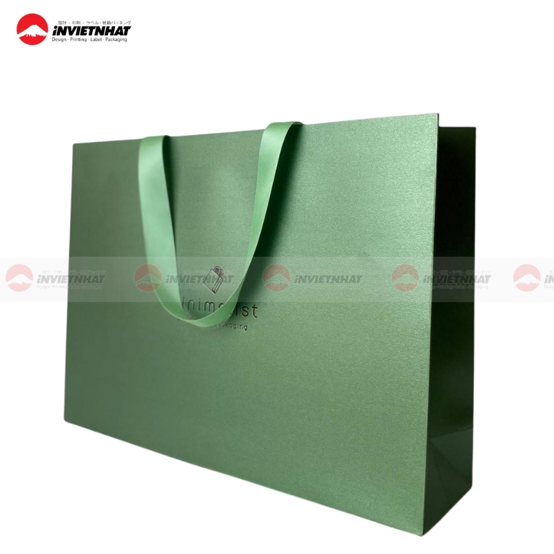 Tui giay mau xanh reu cao cap