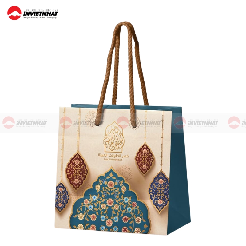 11+ Mẫu túi giấy vintage ĐẸP, sắc màu cổ điển, nghệ thuật 27 Tui giay old style