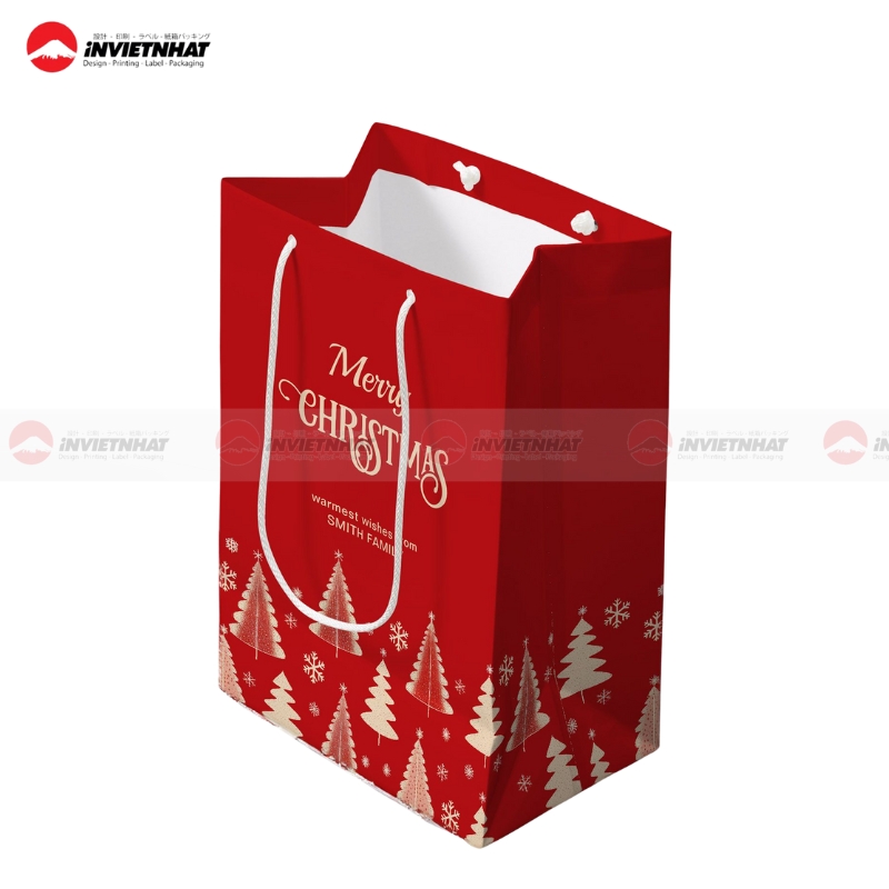 Tui giay qua Noel in logo