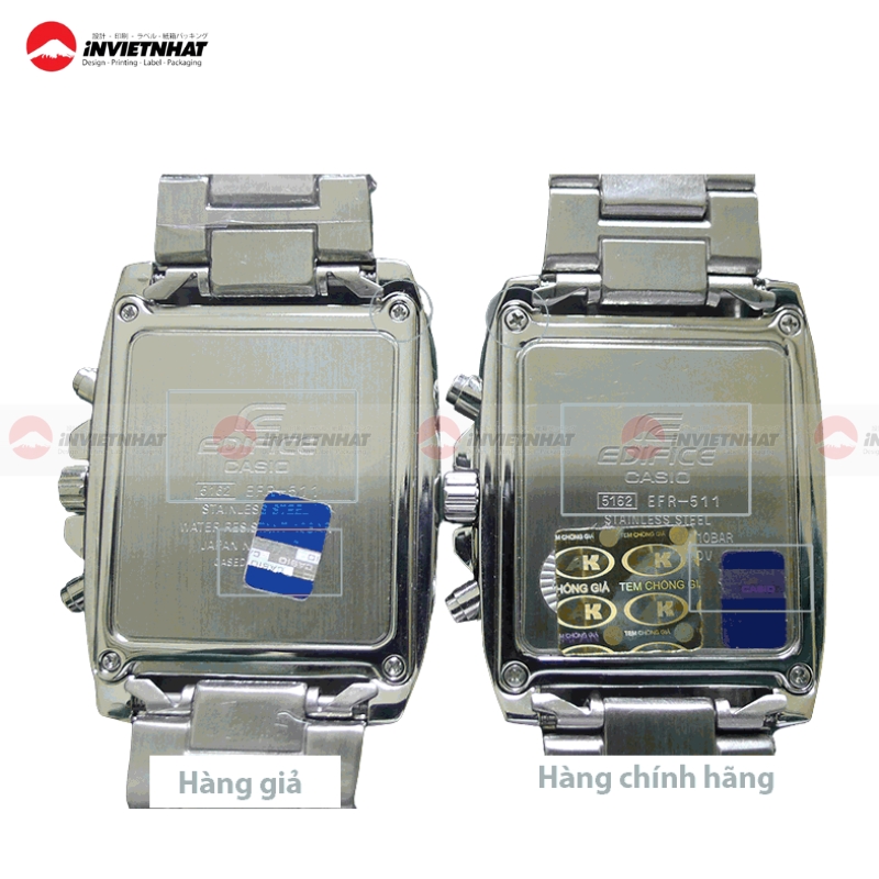 Cách phân biệt tem chống giả Casio CHÍNH HÃNG hiệu quả 18 cach nhan biet tem Casio that bang den UV