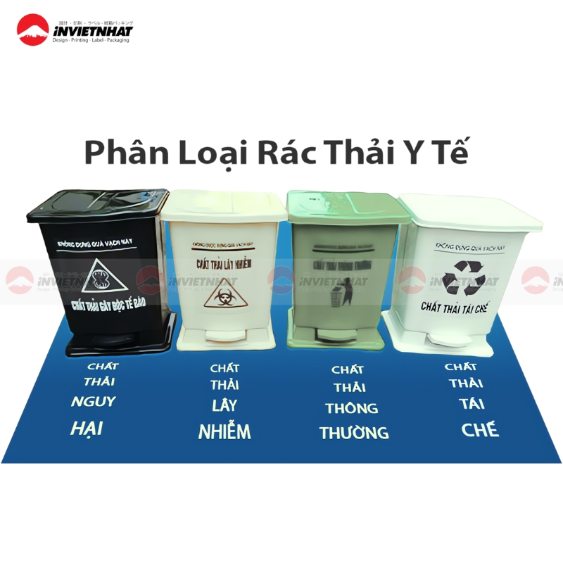 11+ Mẫu tem dán thùng rác phân loại rõ ràng theo Bộ Y Tế 18 tem dan phan loai rac y te