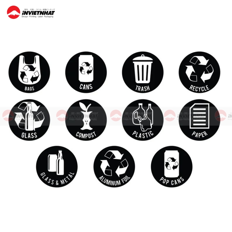 11+ Mẫu tem dán thùng rác phân loại rõ ràng theo Bộ Y Tế 21 tem dan thung rac cong cong