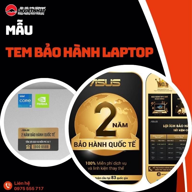 11+ Mẫu tem bảo hành laptop ĐẸP, vị trí dán rõ ràng 13 thumb tem bao hanh laptop