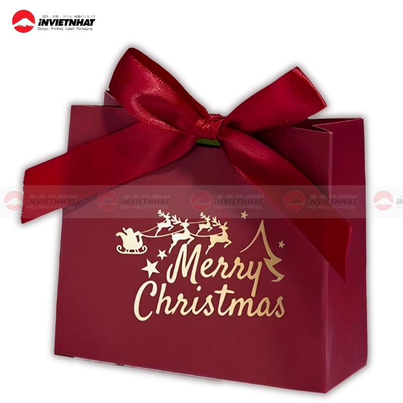 tui giay cua hang dip Giang Sinh