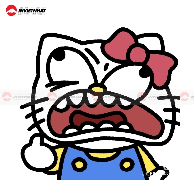 Hello Kitty trang tri so tay