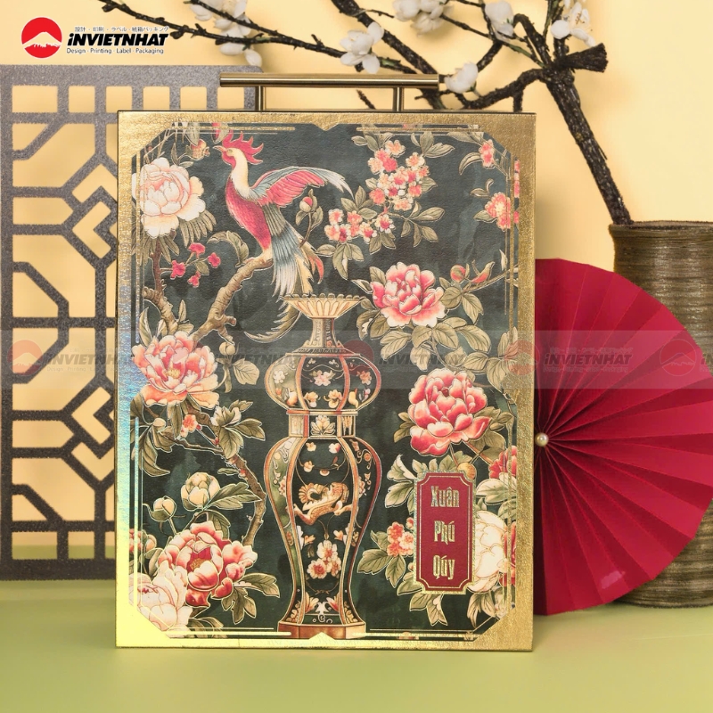 mẫu hộp giấy quà Tết