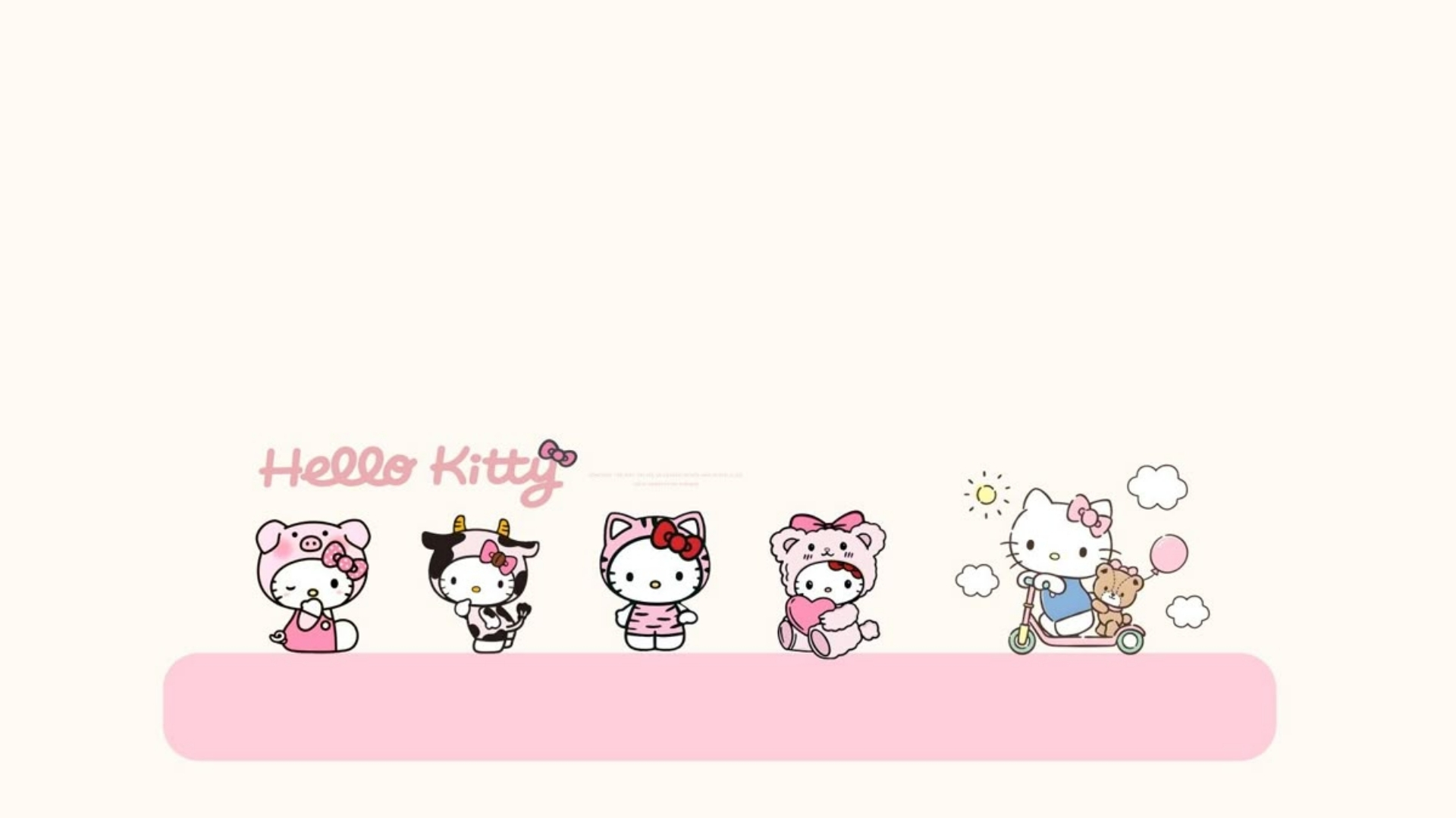 apple background hello kitty