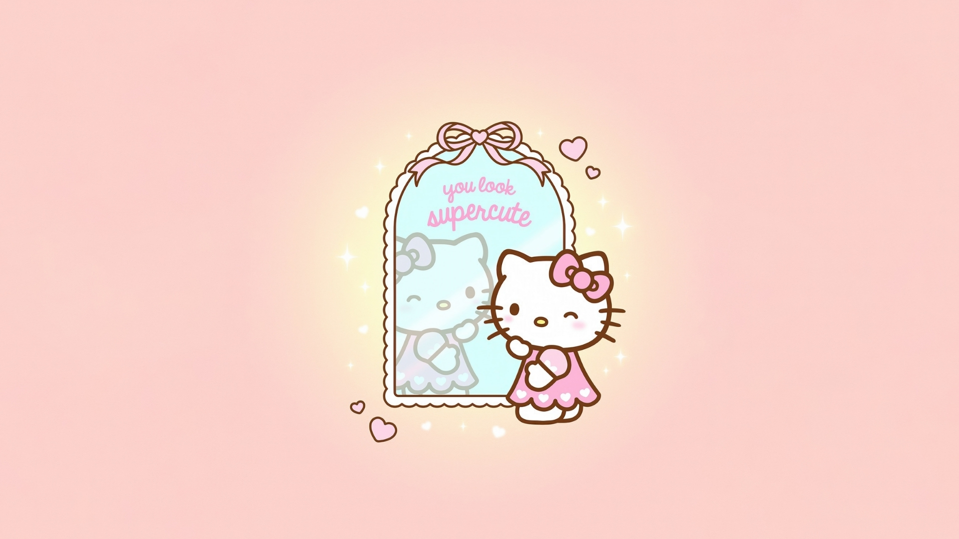 background hello kitty and friends wallpaper