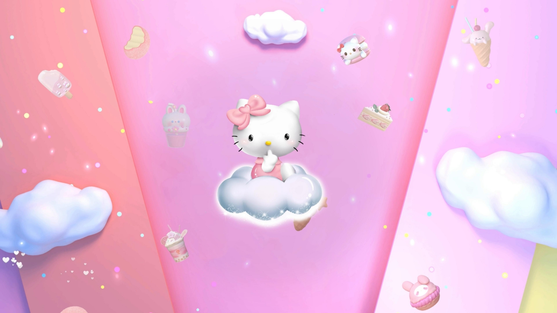 background hello kitty birthday decorations