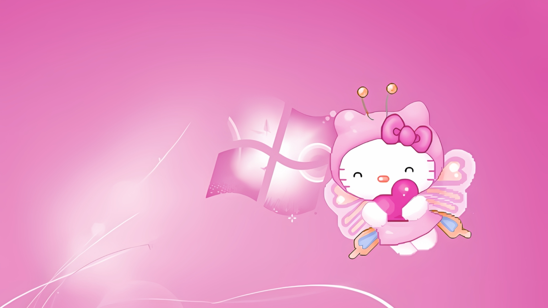 background hinh nen hello kitty cho may tinh