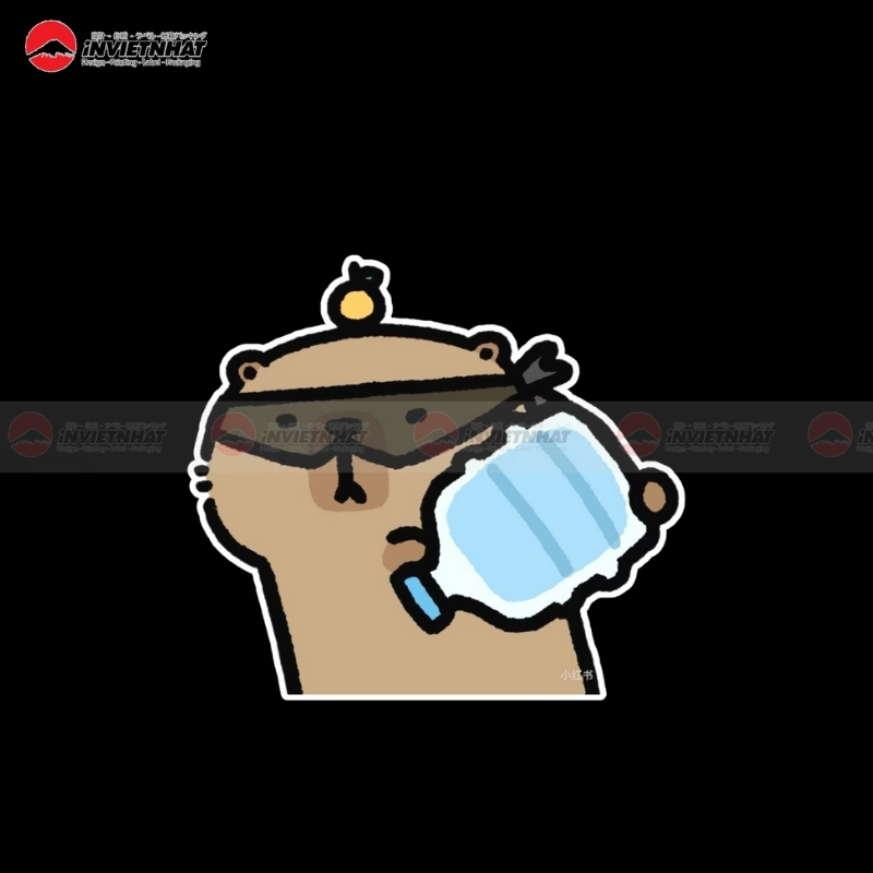 bieu cam hai huoc cua capybara