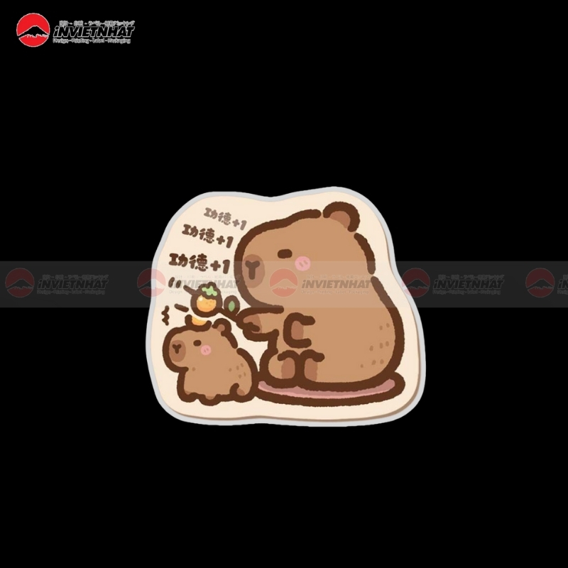 capybara mat ngao cute