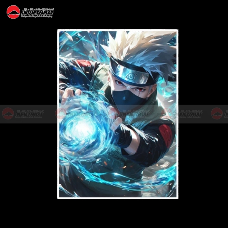 decal kakashi naruto dan trang tri