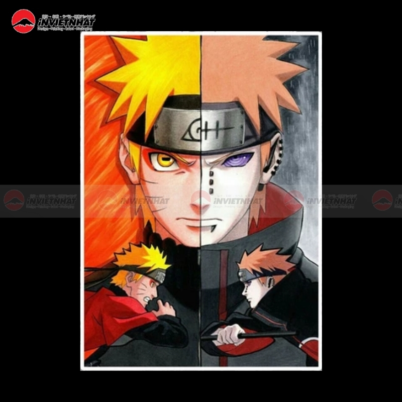 decal naruto vs pain dan tuong