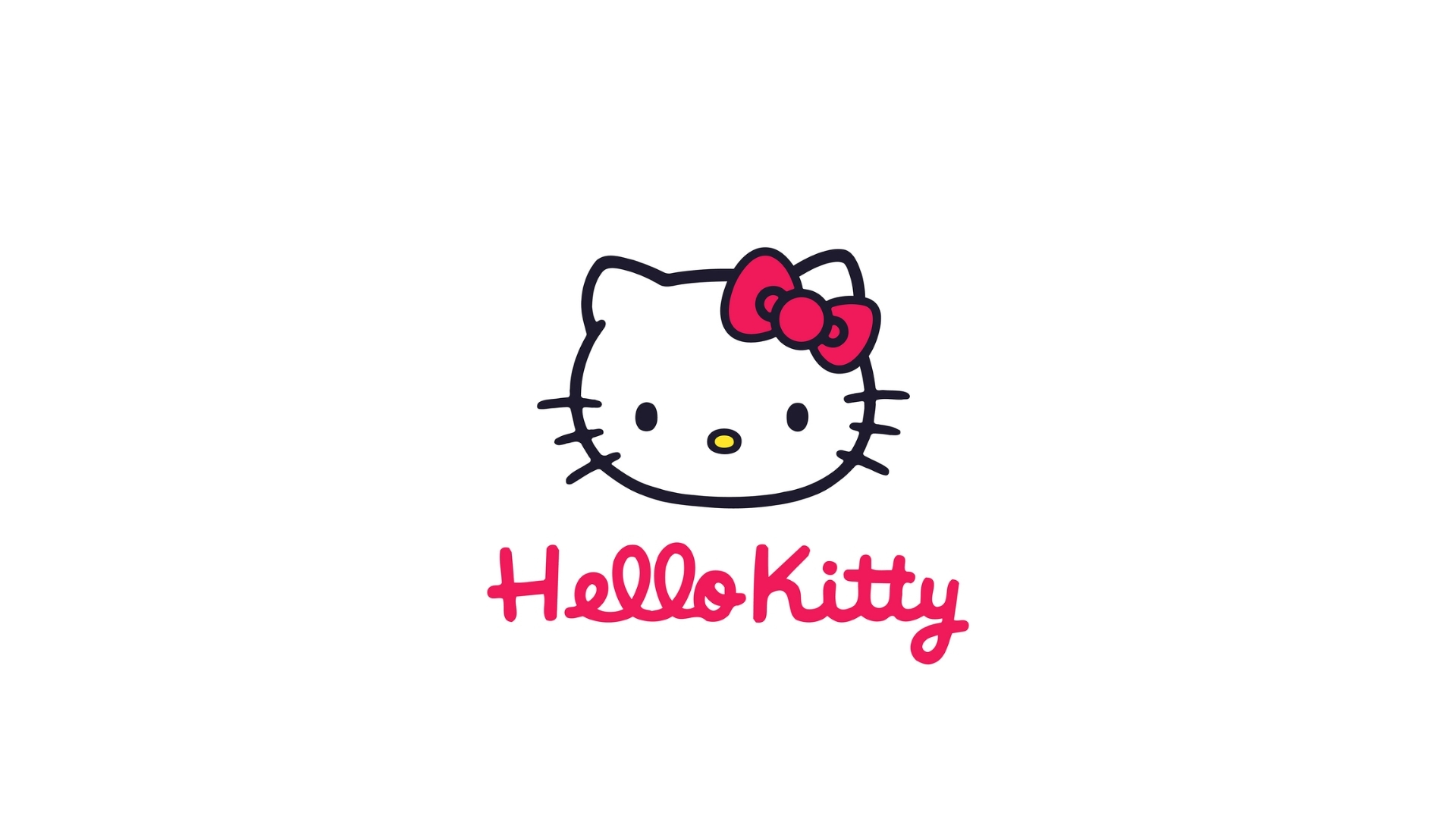 hello kitty background black