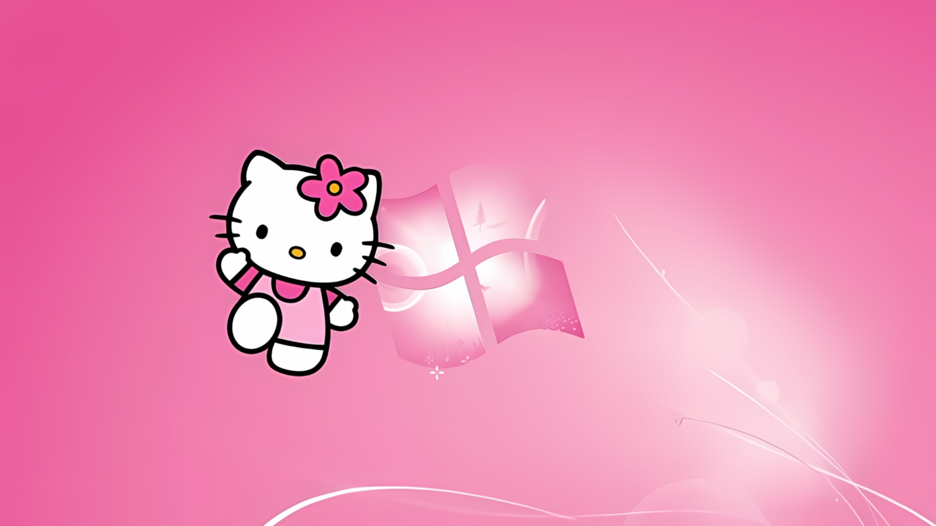 hello kitty background computer