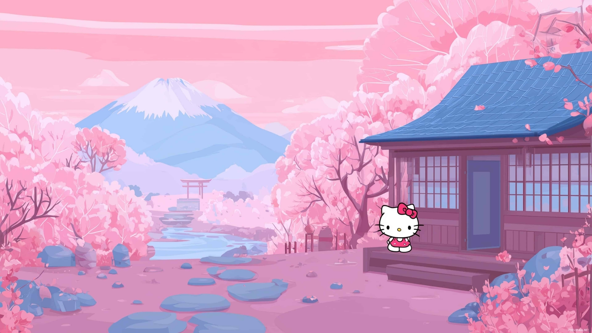 hello kitty island adventure backgroundhello kitty island adventure background