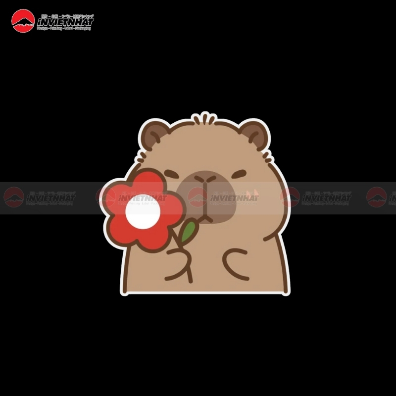 hinh dan capybara cho so tay