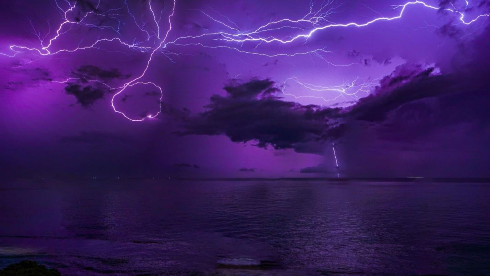 hinh nen mau tim sam set