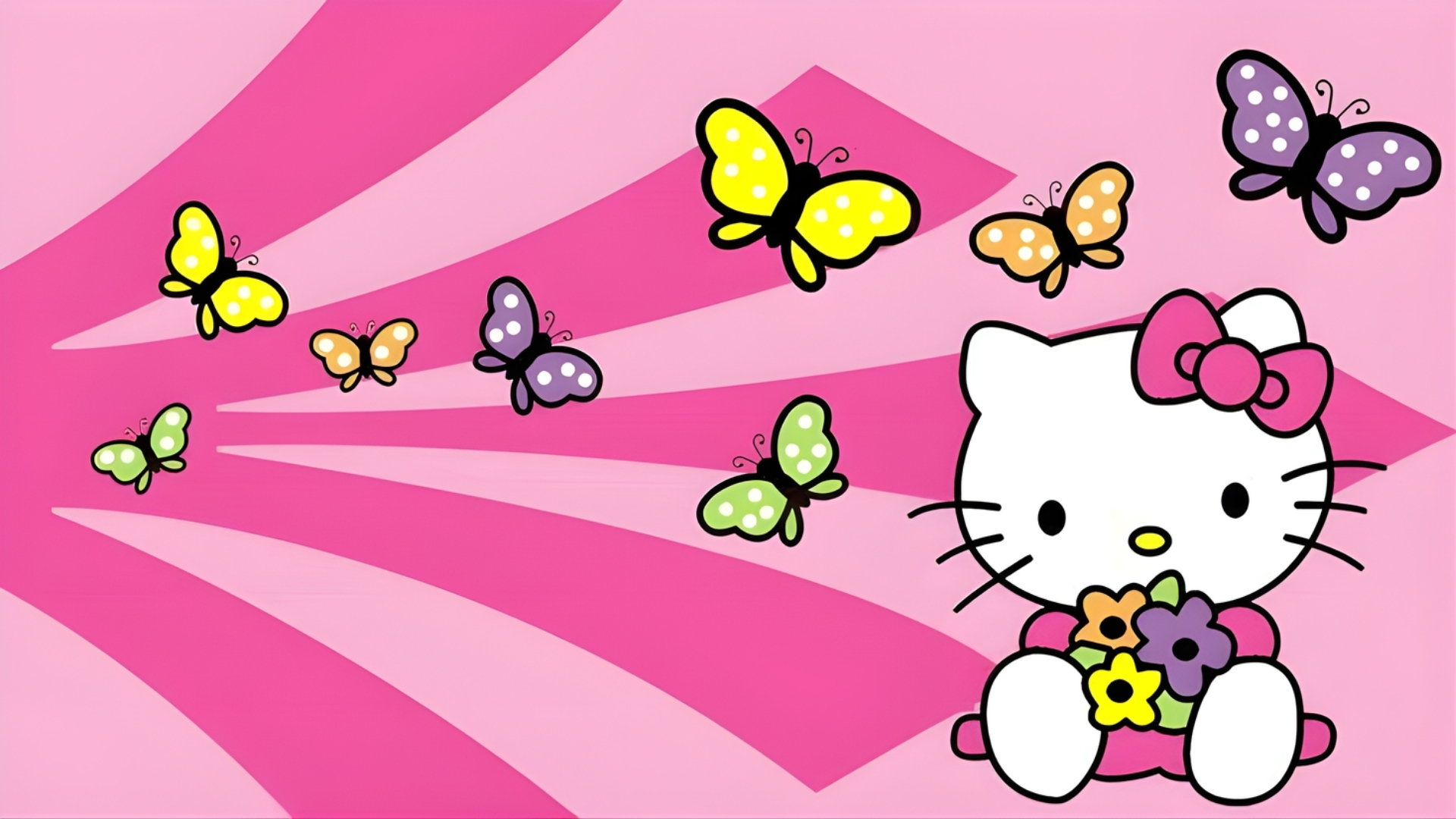 kitty flat icon design