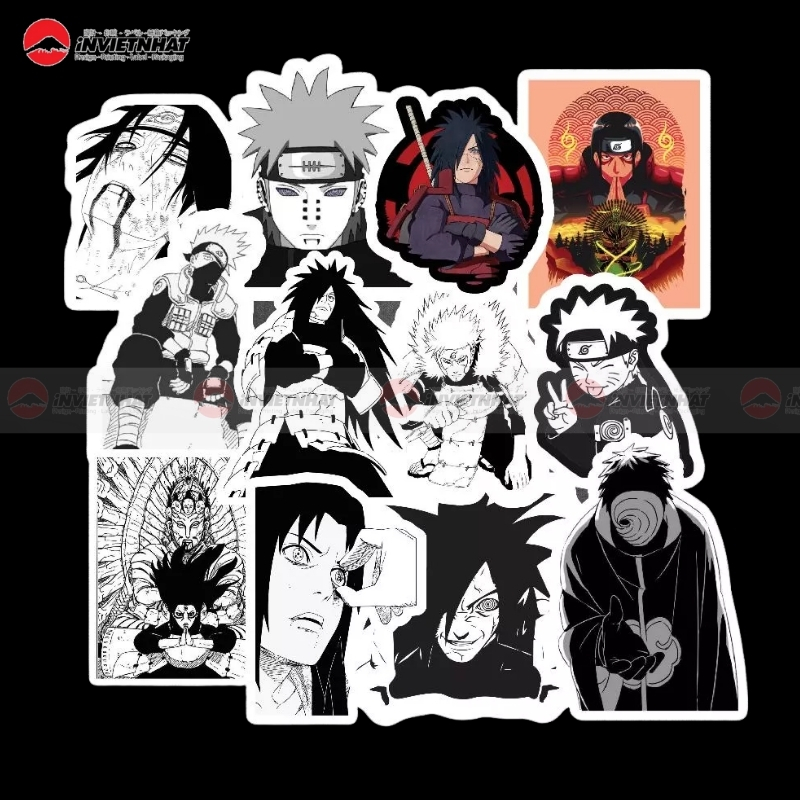 125+ Mẫu sticker, hình dán các nhân vật Naruto đẹp | Tải file PNG FREE 129 mau sticker naruto dan laptop