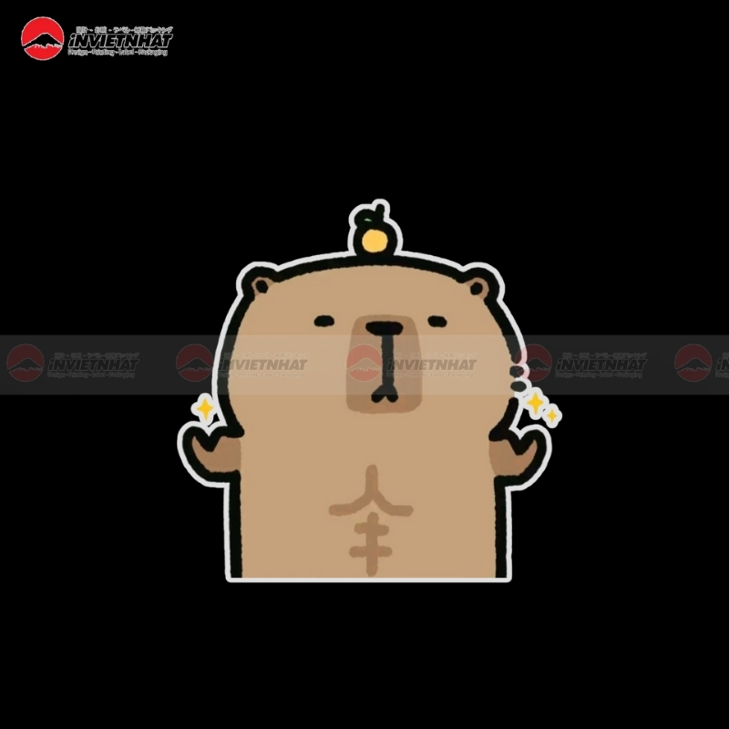 nhan capybara co bap