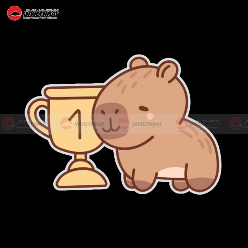 nhan tem capybara top 1