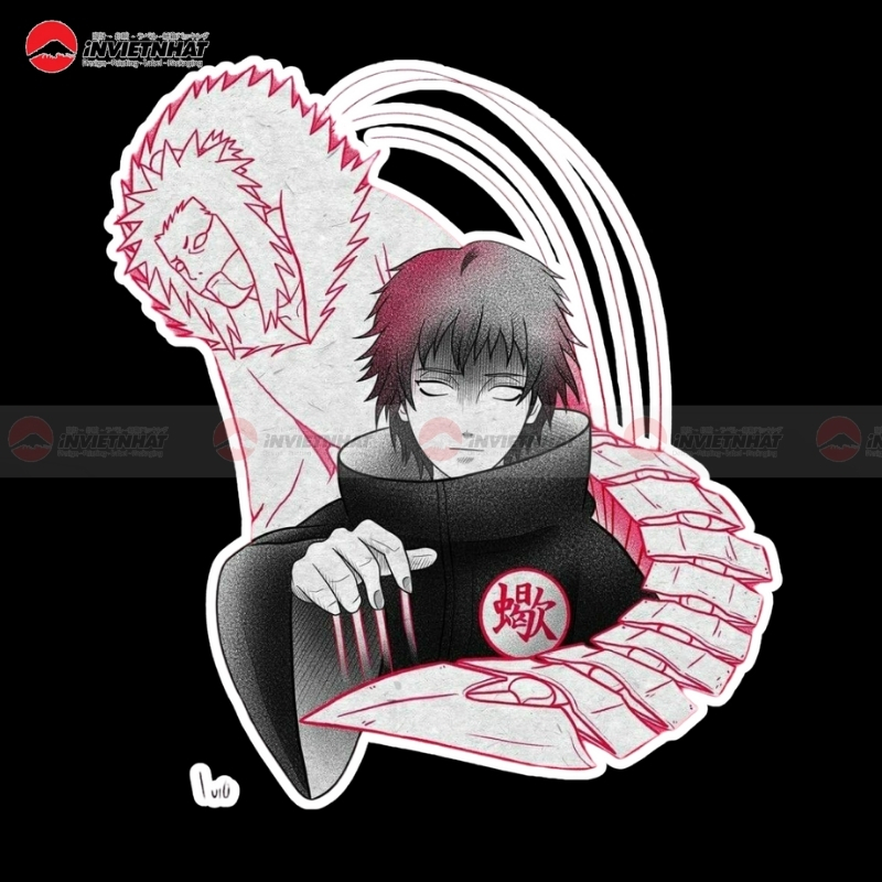 sticker akatsuki shasori naruto