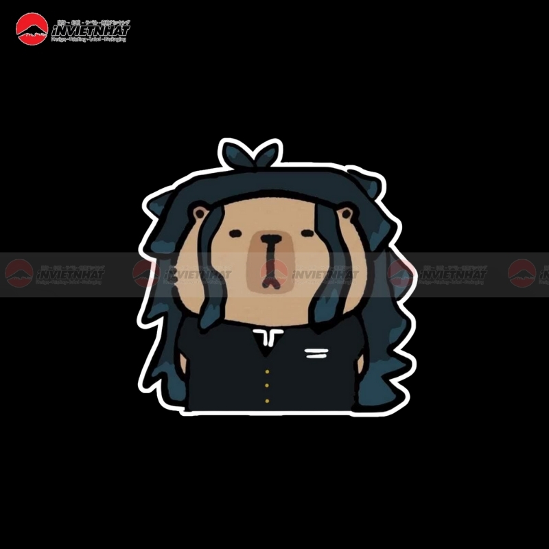 sticker dan capybara diet quy