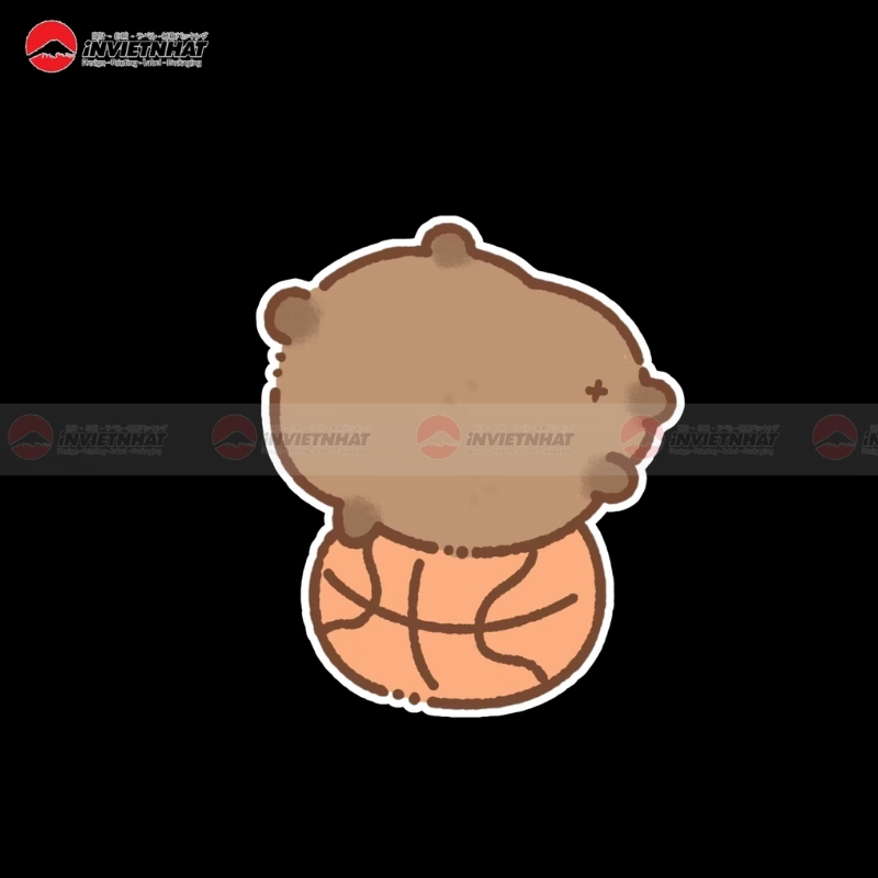 sticker dan capybara truot te