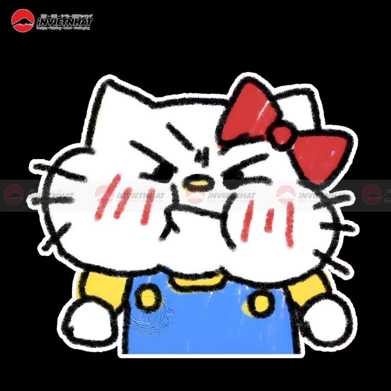 sticker hello kitty doi