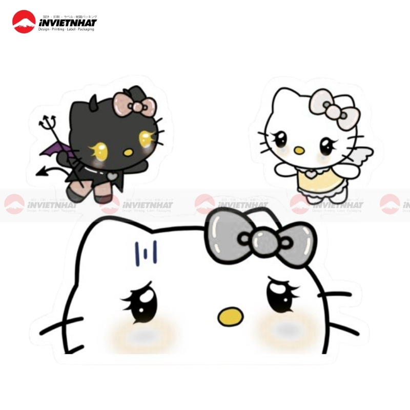 sticker kitty phien ban gioi han