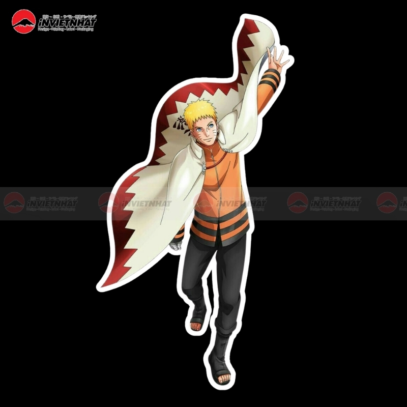 sticker naruto hokage 7th