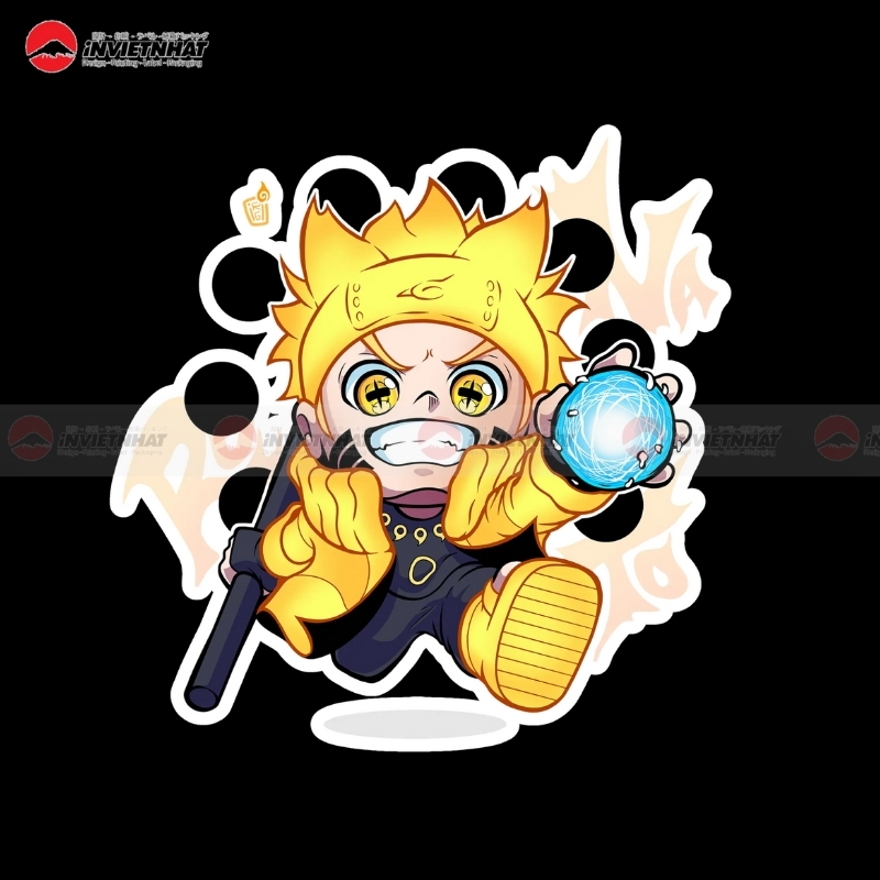 sticker naruto luc dao chibi