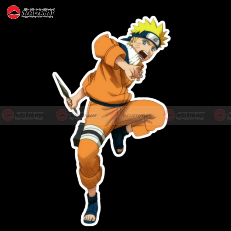 sticker naruto nem kunai
