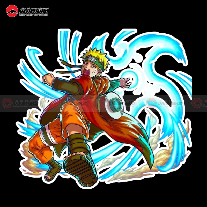 sticker naruto sage mode rasengan