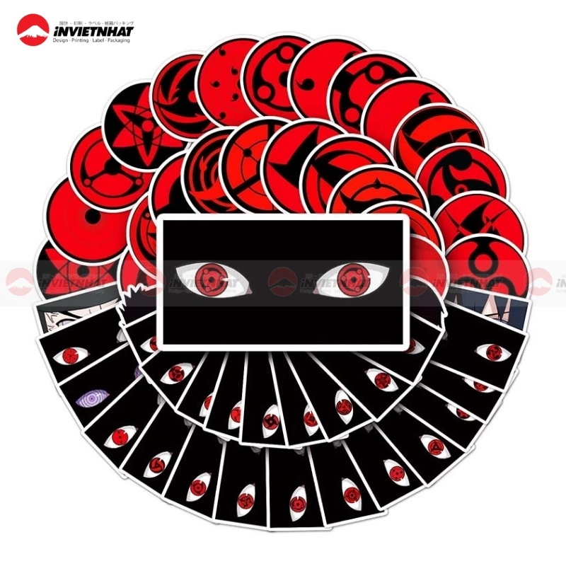 125+ Mẫu sticker, hình dán các nhân vật Naruto đẹp | Tải file PNG FREE 128 sticker naruto sharingan