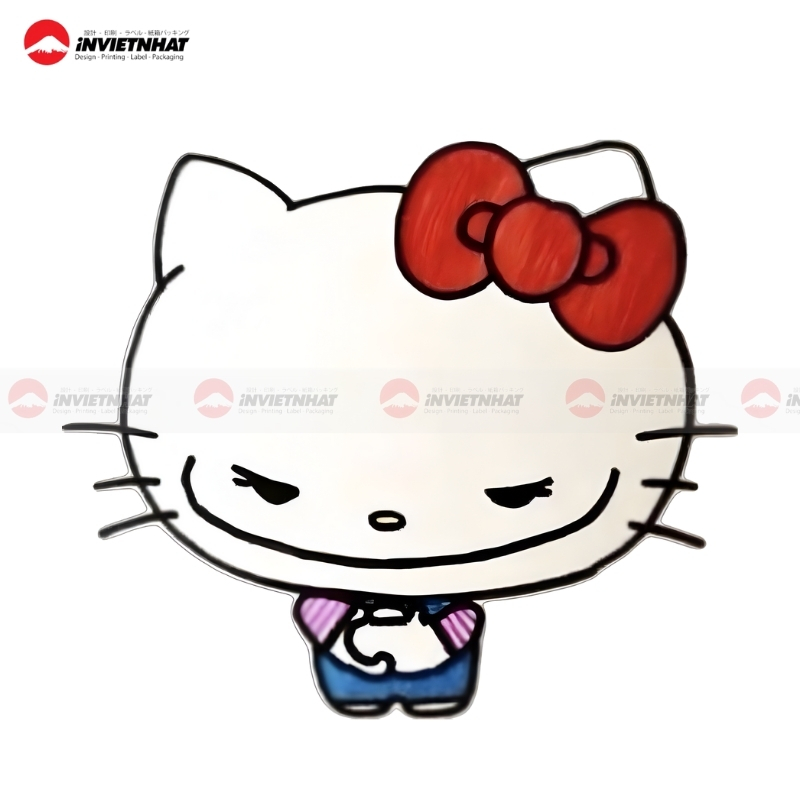 suu tam sticker Kitty vintage