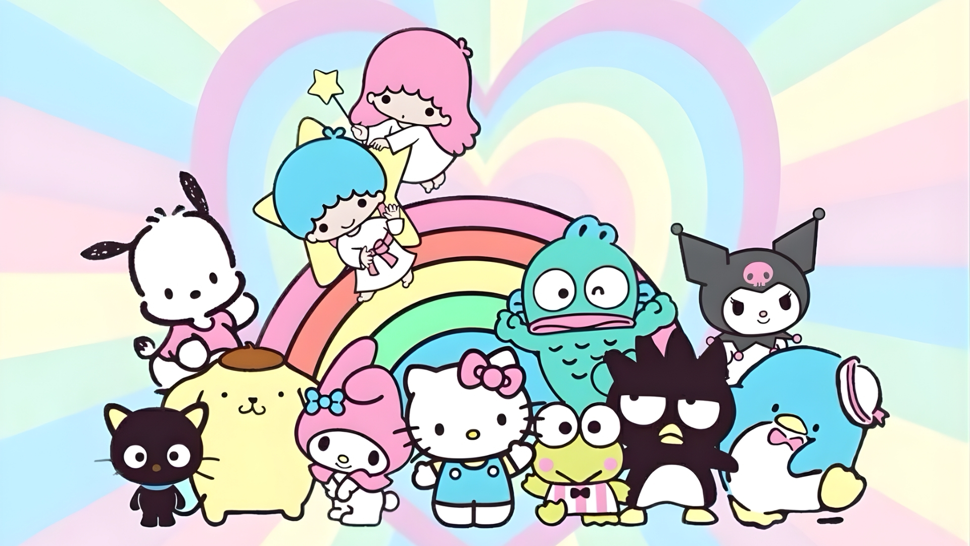 team Sanrio characters set