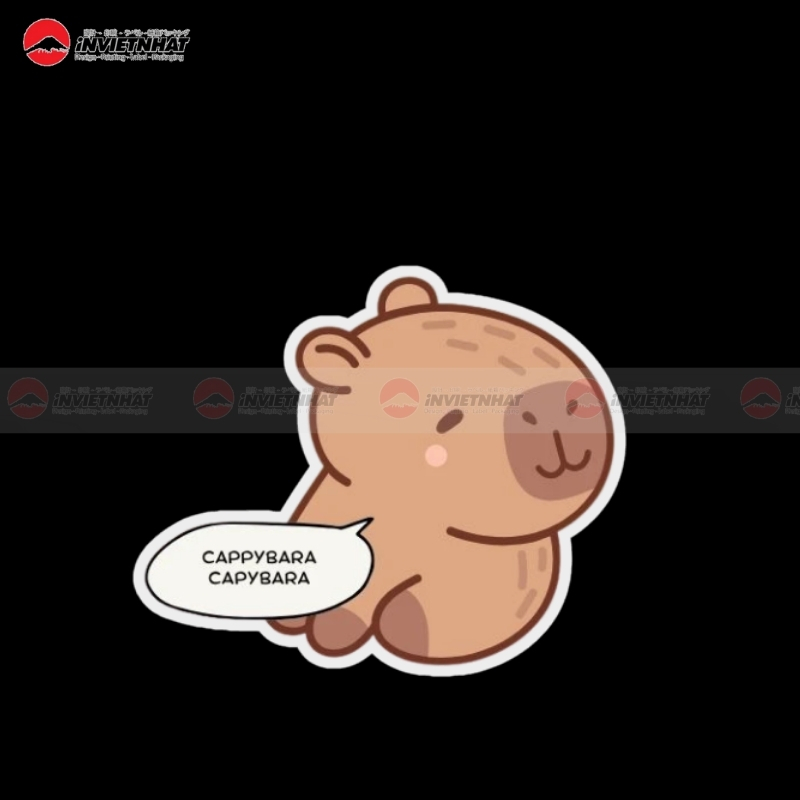 tem nhan capybara biet noi