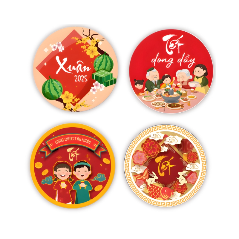 tem nhan qua Tet decal giay 1