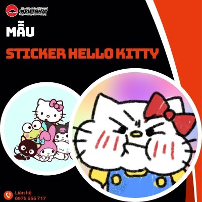 thumb sticker hello kitty
