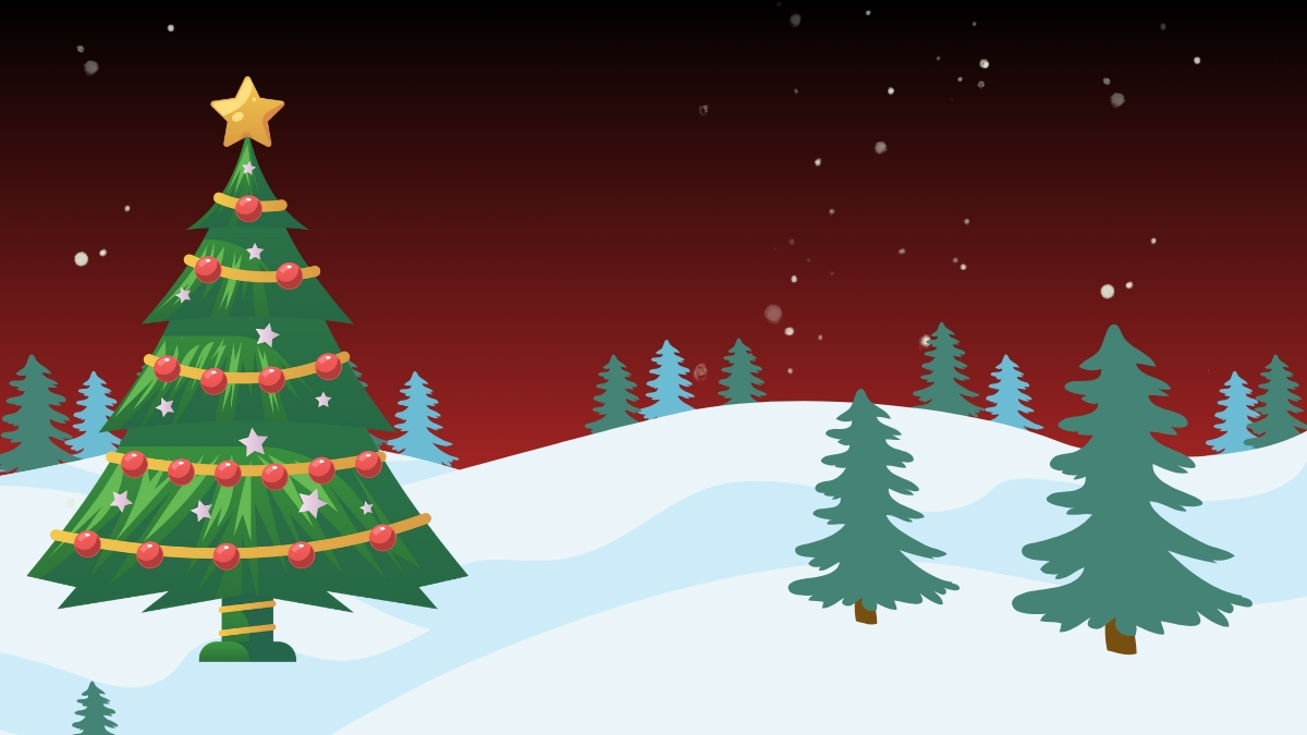 Anh nen laptop Noel cay thong lung linh 4K